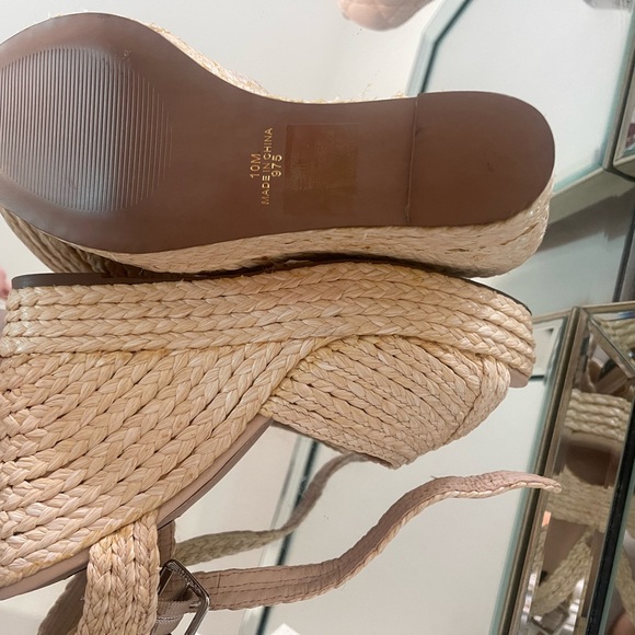 Aqua wedges *NEVER WORN - Picture 4 of 4